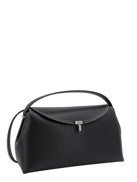 26SS 토템 T락 탑 핸들 백 234WLGBG427LE0030 001 BLACK DOM - TOTEME