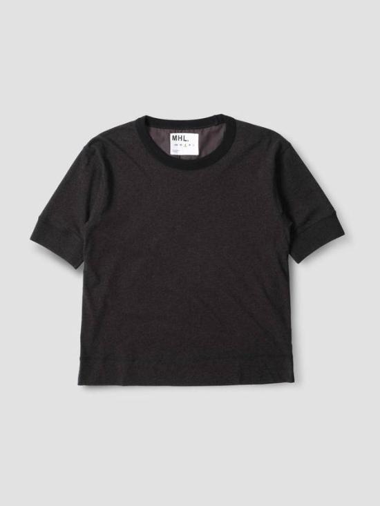  마가렛호웰 반팔 티셔츠 WHSP0514A24LDB APT ASPHALT DOM