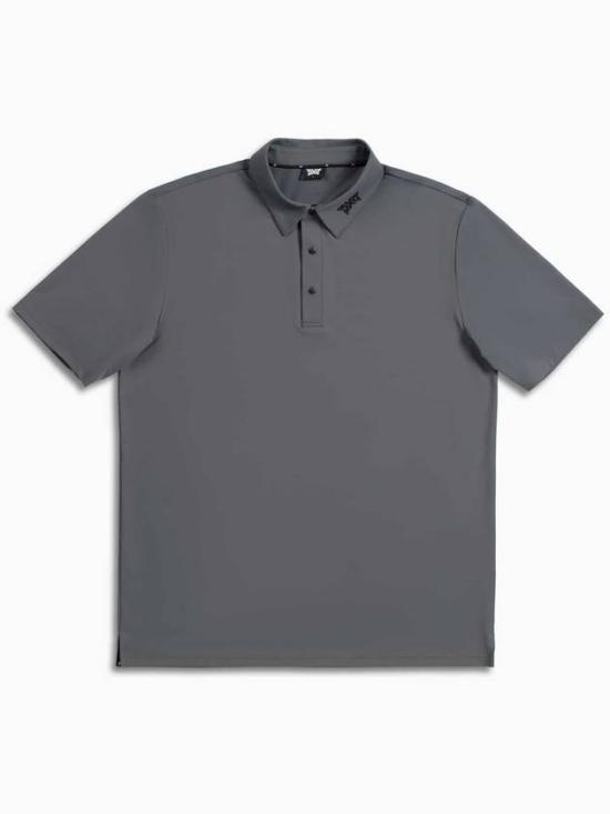  피엑스지 폴로 티셔츠 SNAPSSPOLOCHR CHARCOAL DOM