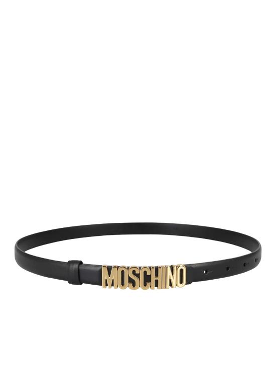  모스키노 레귤러 벨트 800880010555 Black - MOSCHINO