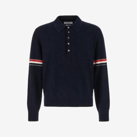 25SS 톰브라운 폴로 티셔츠 MKP108AY1002415 NAVY DOM