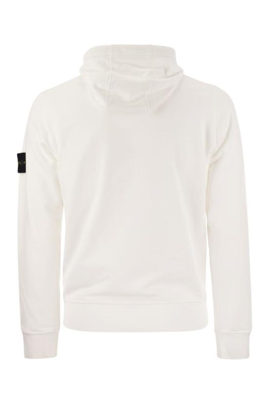  스톤 아일랜드 후드 티셔츠 801564151A0001 WHITE DOM - STONE ISLAND