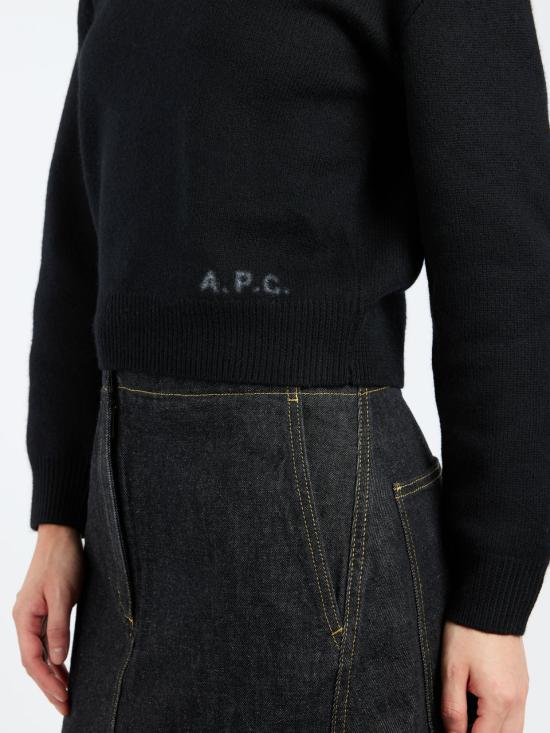  아페쎄 스웨터 WVBDKF23373LZZ BLACK DOM - A.P.C.