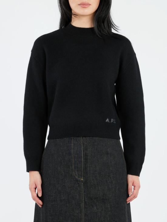  아페쎄 스웨터 WVBDK F23373 LZZ BLACK DOM