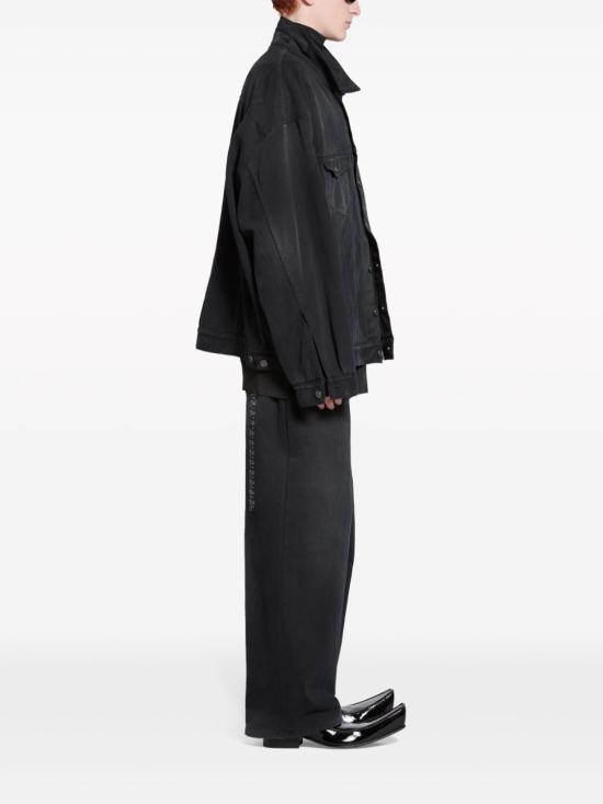  발렌시아가 데님 자켓 767947TNW111672 BLACK DOM - BALENCIAGA