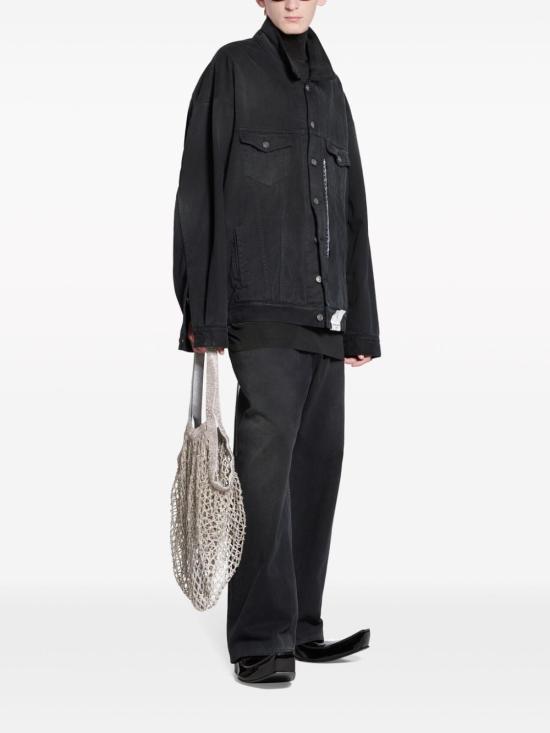  발렌시아가 데님 자켓 767947TNW111672 BLACK DOM - BALENCIAGA