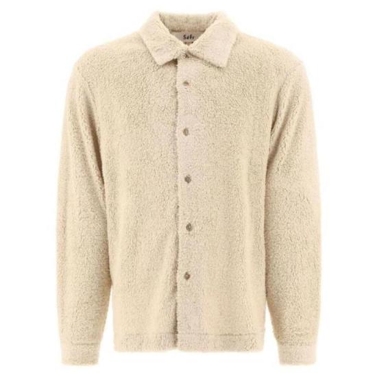  세퍼 긴팔 셔츠 SENSEOVERSHIRTPOLARWHITEFLEECE POLAR WHITE FLEECE DOM