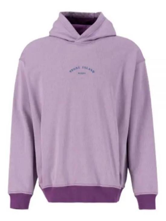  스톤 아일랜드 후드 티셔츠 7815650X2V0045 MAGENTA DOM