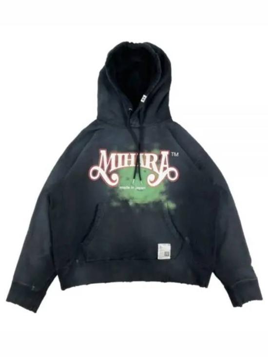 메종 미하라 야스히로 후드 티셔츠 J10HD512 BLACK DOM