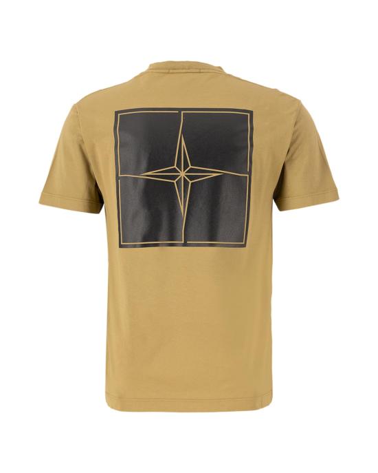  스톤 아일랜드 반팔 티셔츠 78152NS81V0098 DARK BEIGE DOM - STONE ISLAND