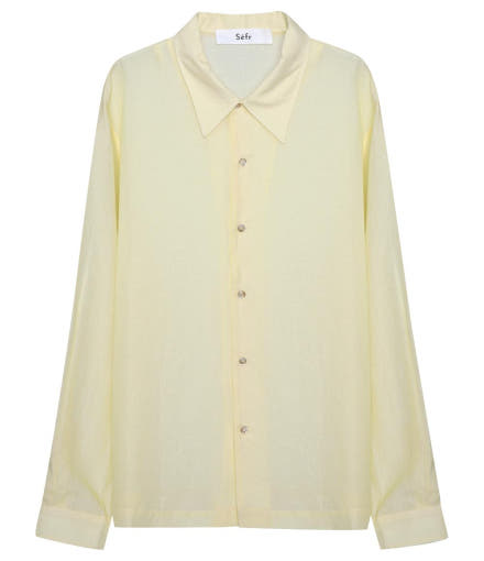  세퍼 긴팔 셔츠 SANCHOSHIRTVOLUMINOUSBEIGE VOLUMINOUS BEIGE DOM