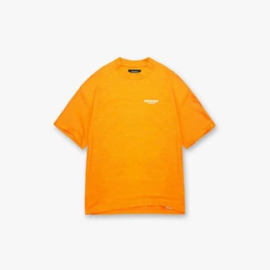  리프레젠트 반팔 티셔츠 M05149 237 ORANGE DOM