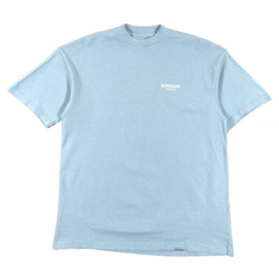  리프레젠트 반팔 티셔츠 M05149 143 BLUE DOM