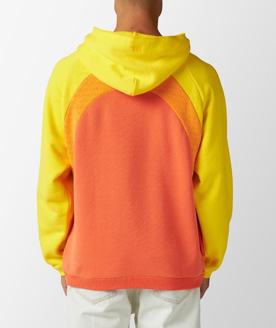  이알엘 후드 티셔츠 ERL07T023 ORANGE DOM - ERL