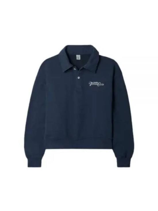  스포티앤리치 폴로 티셔츠 PO881 NAVY WHITE DOM