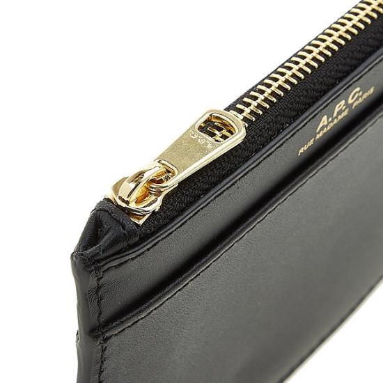  아페쎄 카드지갑 PXAWVF63439LZZ BLACK DOM - A.P.C.