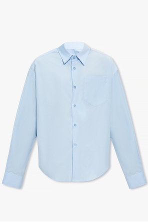  아미 긴팔 셔츠 USH125CO0014450 SKY BLUE DOM