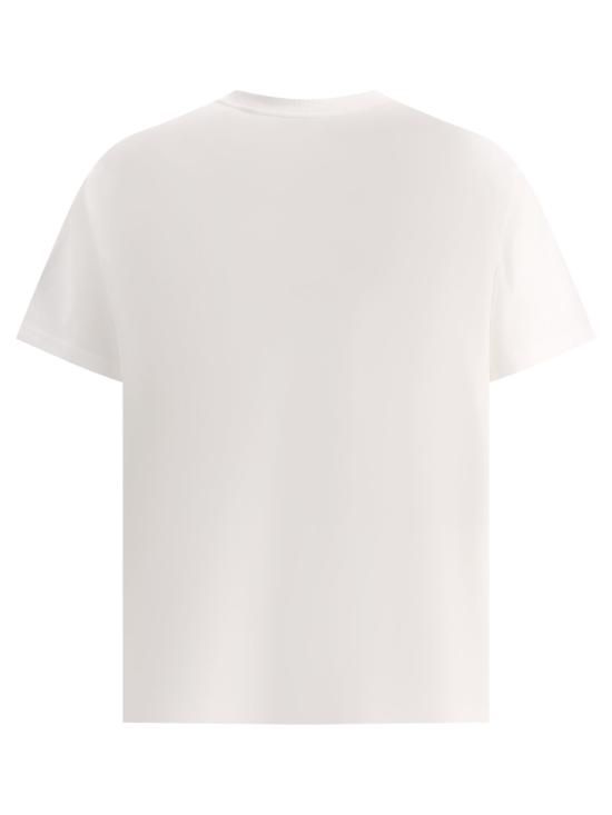  버버리 로고 프린트 코튼 오버사이즈 티셔츠 8055309 WHITE DOM - BURBERRY