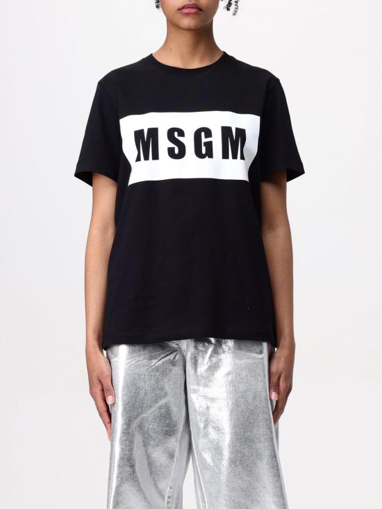  엠에스지엠 반팔 티셔츠 2000MDM52020000299 BLACK DOM