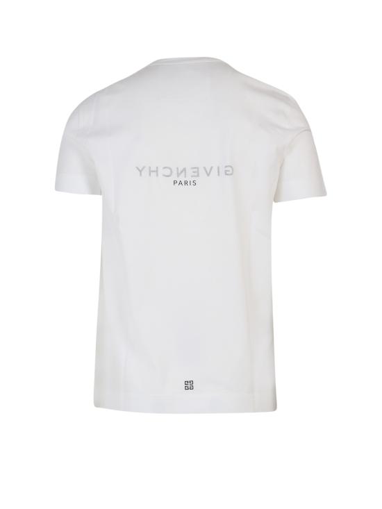  지방시 반팔 티셔츠 BM71653Y6B100 WHITE DOM - GIVENCHY