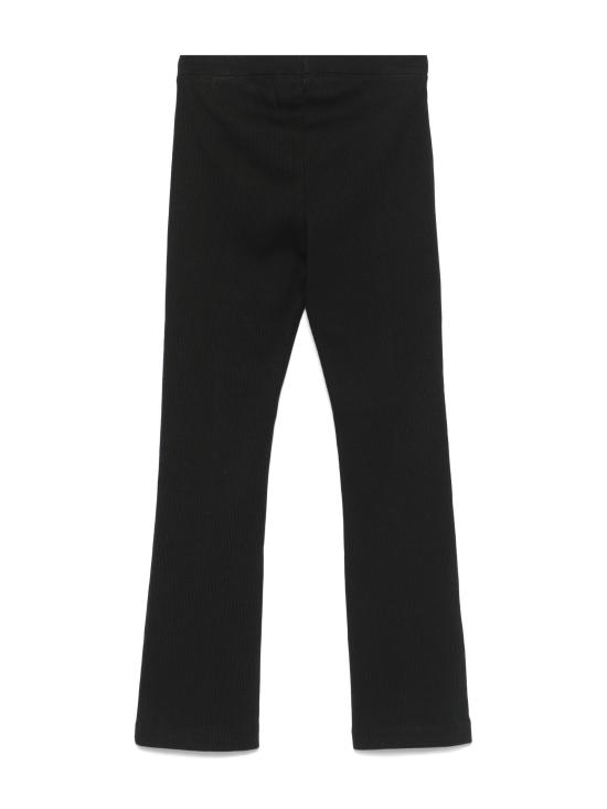 25SS [키즈] 오프화이트 플레어 팬츠 OGCA009S25JER001 1001 BLACK WHITE - OFF WHITE