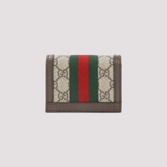 25FW 구찌 오피디아 GG 카드 케이스 지갑 52315596IWG8745 BEIGE EBONY DOM - GUCCI