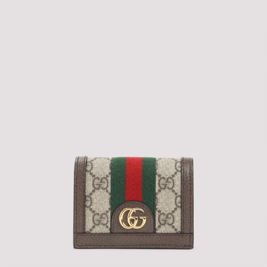 25FW 구찌 오피디아 GG 카드 케이스 지갑 52315596IWG8745 BEIGE EBONY DOM