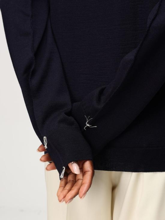 24FW 마르지엘라 스웨터 S51HL0016M13057 511 Navy - MAISON MARGIELA