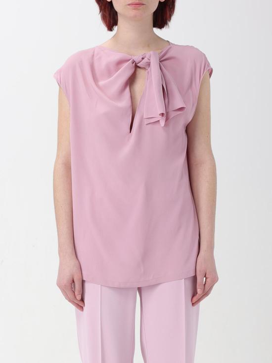 25FW 핑코 민소매 티셔츠 103232A1O8 N98 Blush Pink