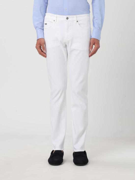  보스 스트레이트 팬츠 50514321 100 White