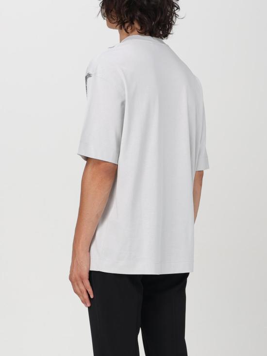  엠포리오 아르마니 반팔 티셔츠 3D1TH21JOCZ 0646 Grey - EMPORIO ARMANI