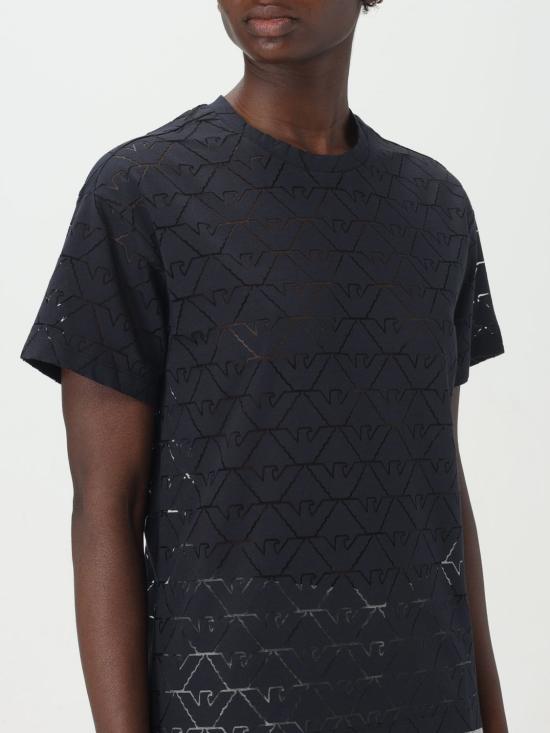  엠포리오 아르마니 반팔 티셔츠 3D2T7Q2JMAZ 0927 Blue - EMPORIO ARMANI