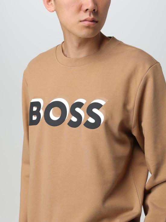  보스 긴팔 티셔츠 50507939 260 Beige - BOSS