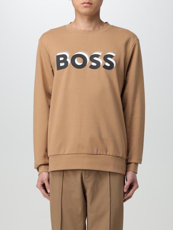  보스 긴팔 티셔츠 50507939 260 Beige