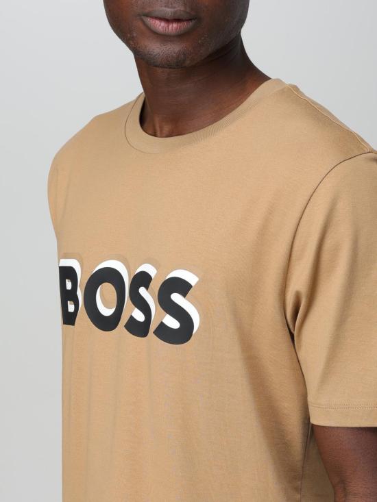  보스 반팔 티셔츠 50506923 260 Beige - BOSS