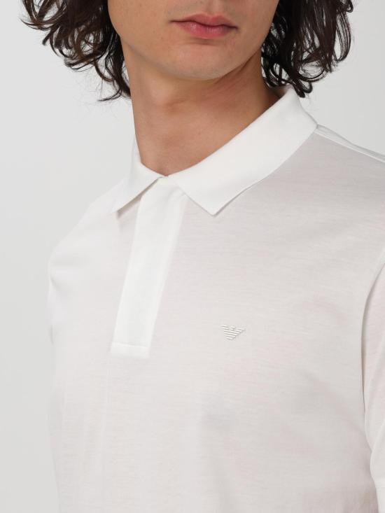  엠포리오 아르마니 폴로 티셔츠 EM000080AF10094 U0011 White - EMPORIO ARMANI