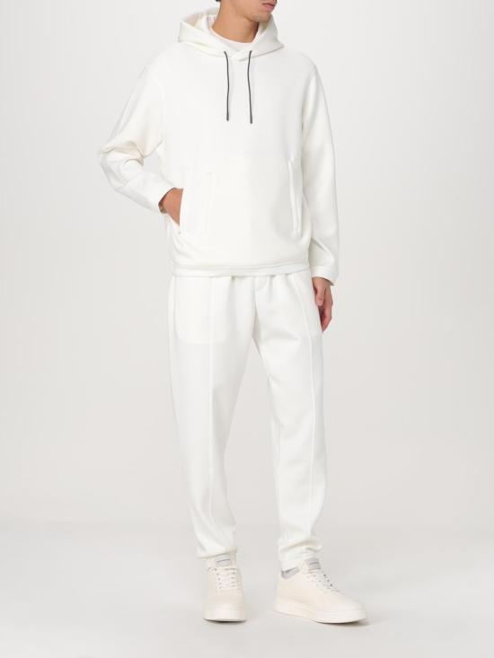  엠포리오 아르마니 집업 니트 EM000134AF10103 003 White - EMPORIO ARMANI
