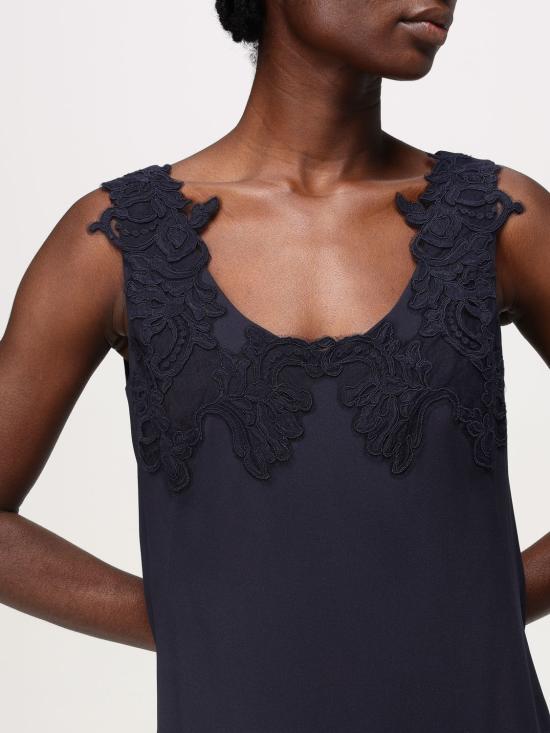 25FW 알베르타 페레티 미디 원피스 04331618 0510 Blue - ALBERTA FERRETTI