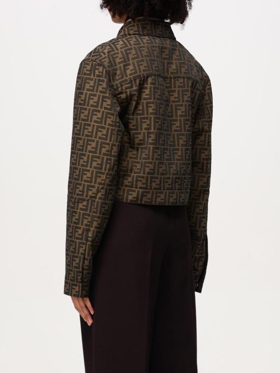 24FW 펜디 자켓 FJ7818A5W3 F118W Brown - FENDI