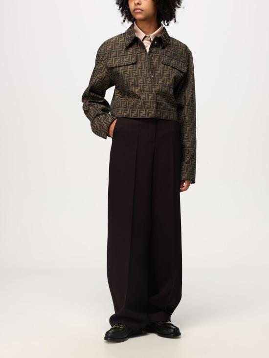 24FW 펜디 자켓 FJ7818A5W3 F118W Brown - FENDI