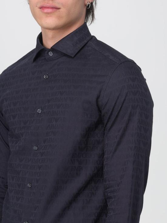  엠포리오 아르마니 긴팔 셔츠 3D1C861NIUZ F922 Blue - EMPORIO ARMANI