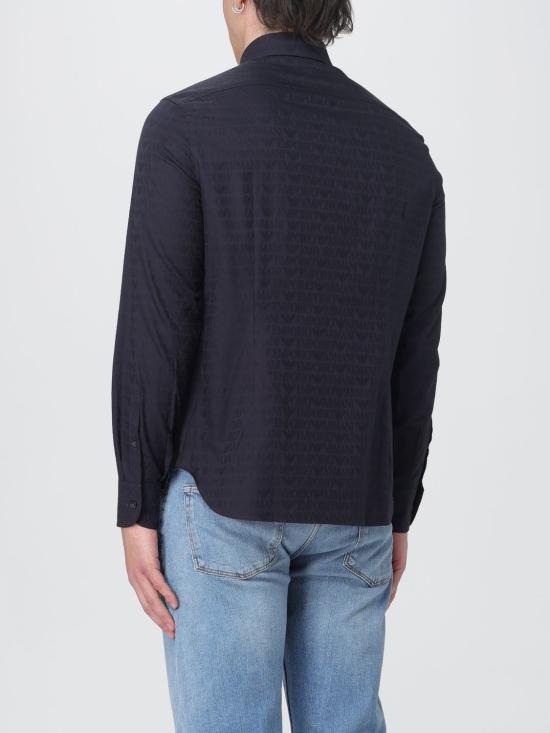  엠포리오 아르마니 긴팔 셔츠 3D1C861NIUZ F922 Blue - EMPORIO ARMANI