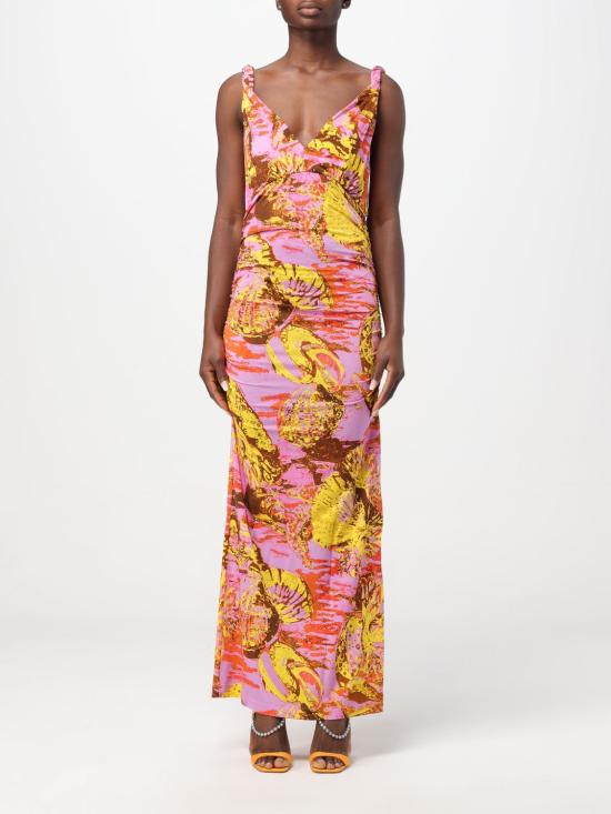  핑코 롱 원피스 103286A1PC NH6 Multicolor