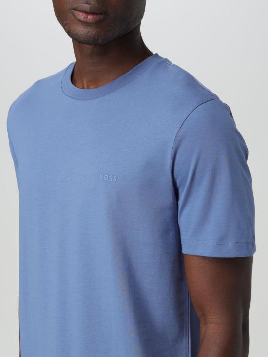 25FW 보스 반팔 티셔츠 50468347 479 Blue - BOSS