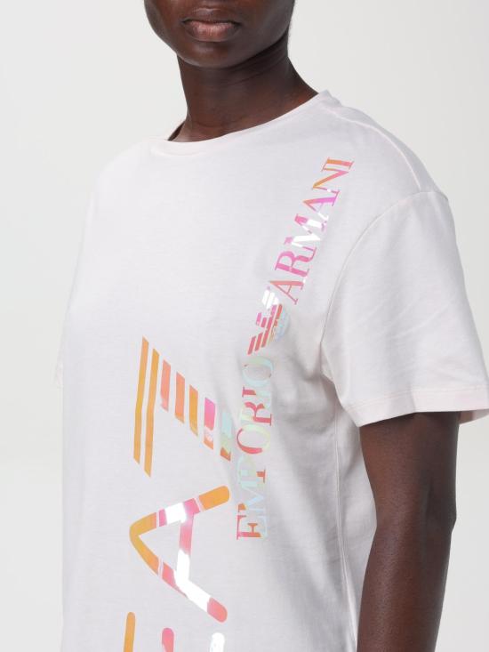  엠포리오 아르마니 반팔 티셔츠 3DTT25TJTYZ 1422 Pink - EMPORIO ARMANI