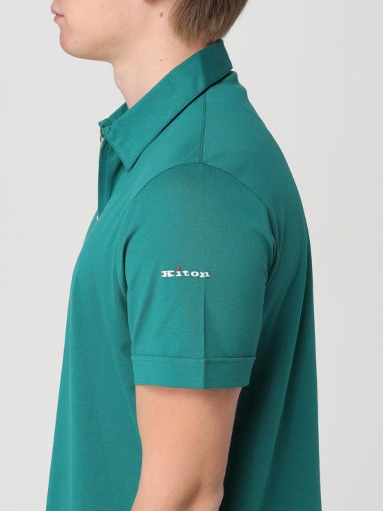  키톤 폴로 티셔츠 UMK0359 6 Green - KITON