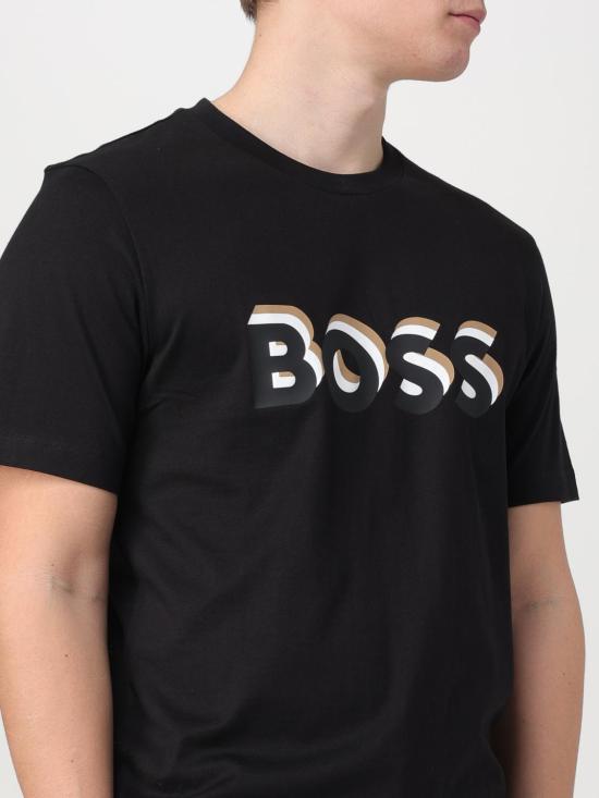  보스 반팔 티셔츠 50506923 001 Black - BOSS