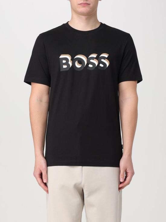  보스 반팔 티셔츠 50506923 001 Black