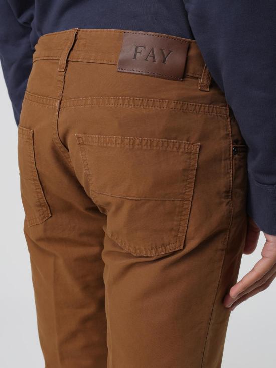  페이 스트레이트 팬츠 NTM8248180TVBS S811 Brown - FAY