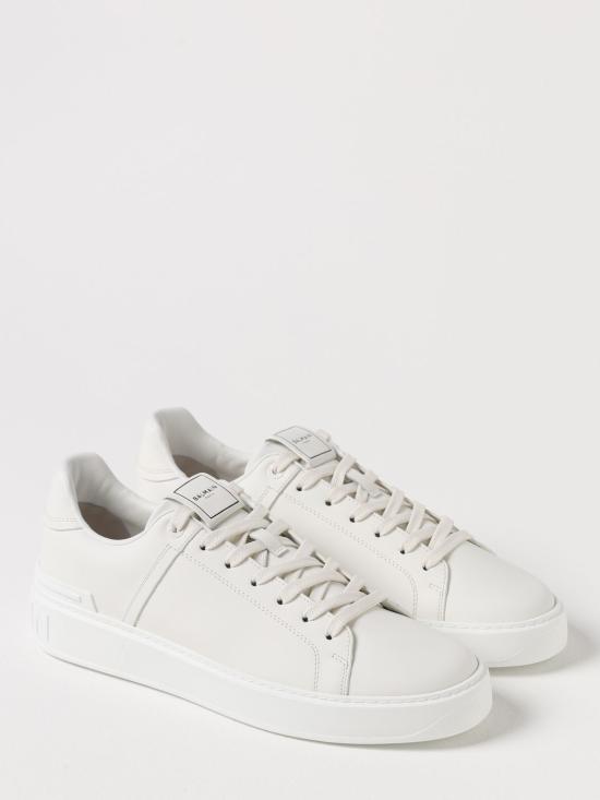 25FW 발망 뮬/슬리퍼 DM1VI288LVTR 0FA White - BALMAIN